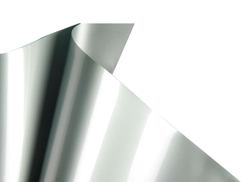 银灰色抛光PVC天花板软膜-16