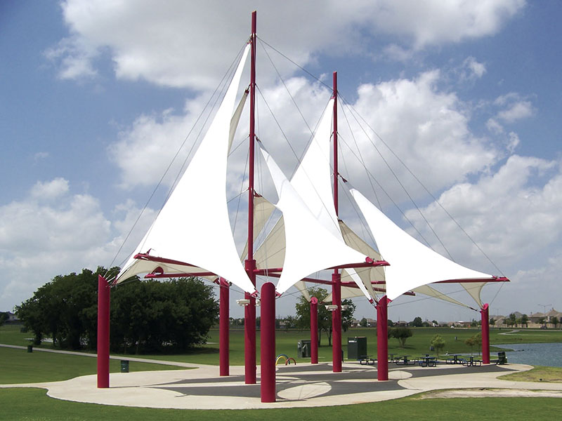 1300GSM 1500D30X32 高强度膜结构 PVC 涂层聚酯织物